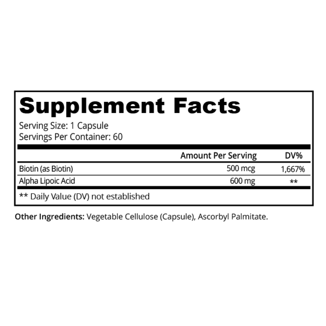 Alpha Biotin (60 Capsules)