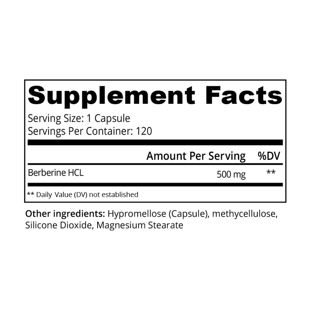 Berberine (120 Capsules)