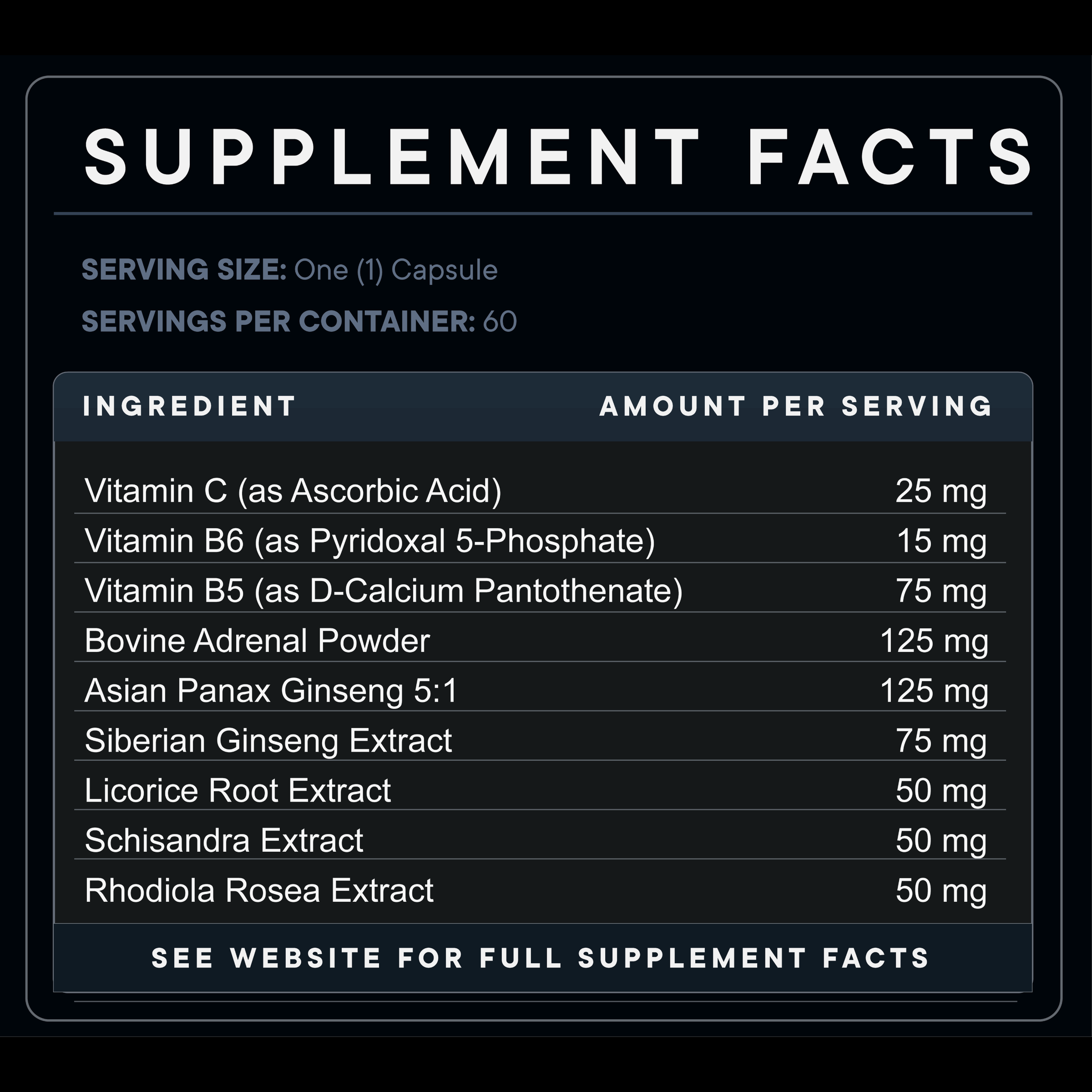 Adrenal (120 Capsules)