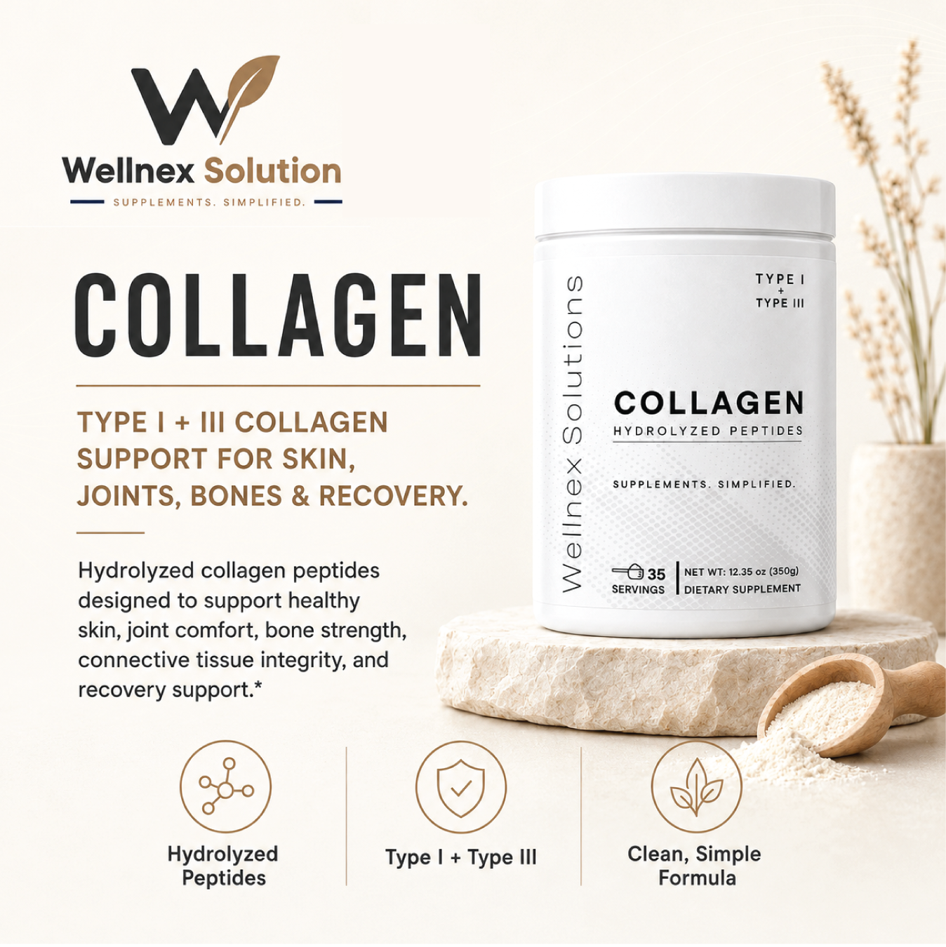 Hydrolyzed Collagen Peptides