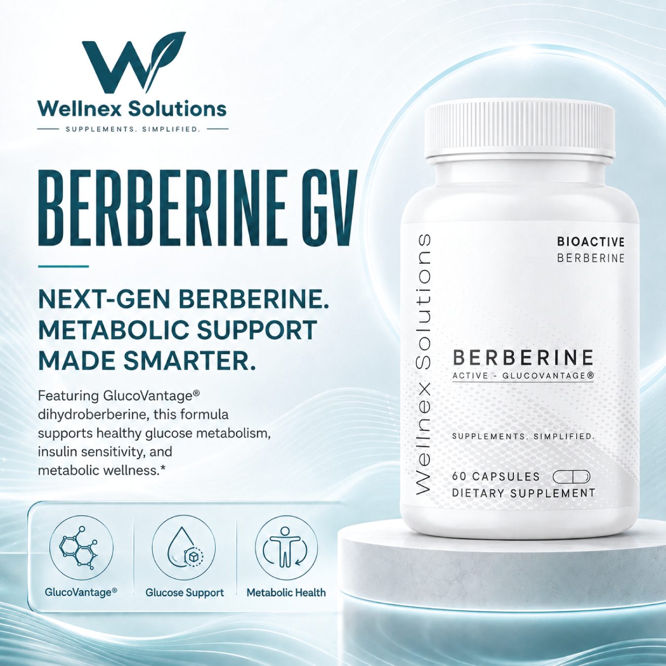 Berberine (60 Capsules)