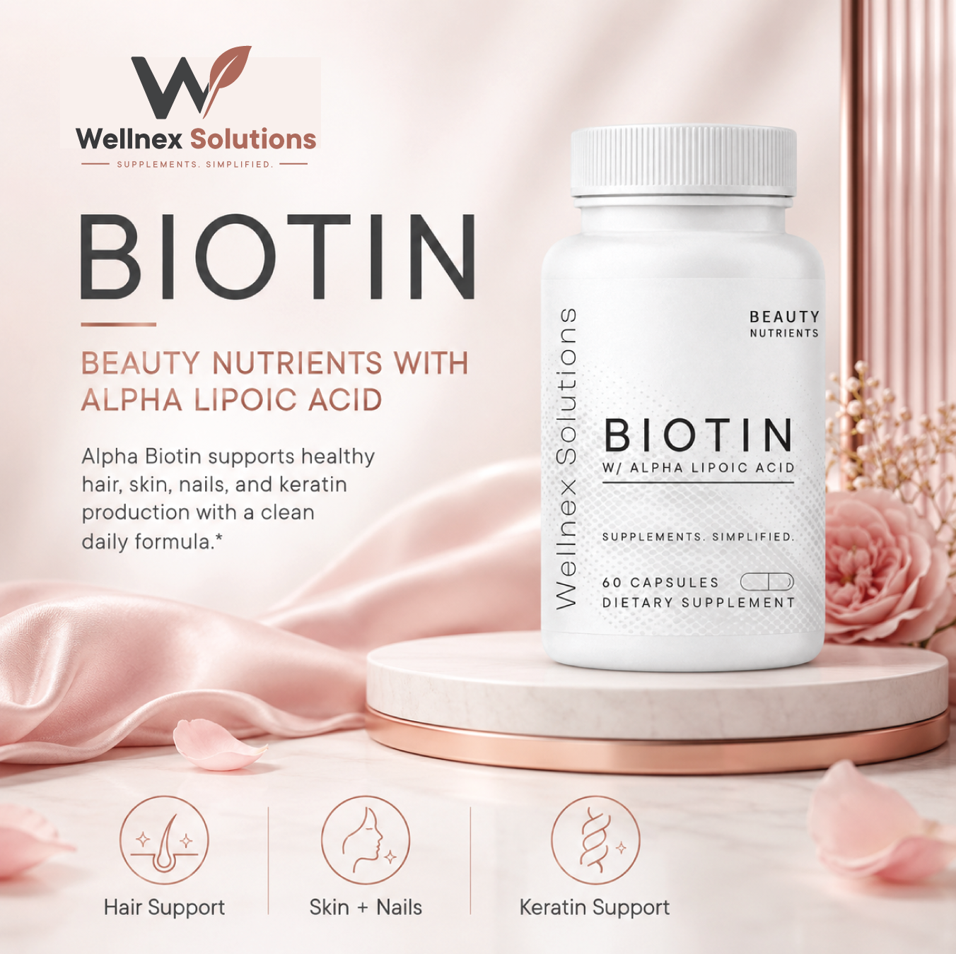 Biotin+ (60 Capsules)