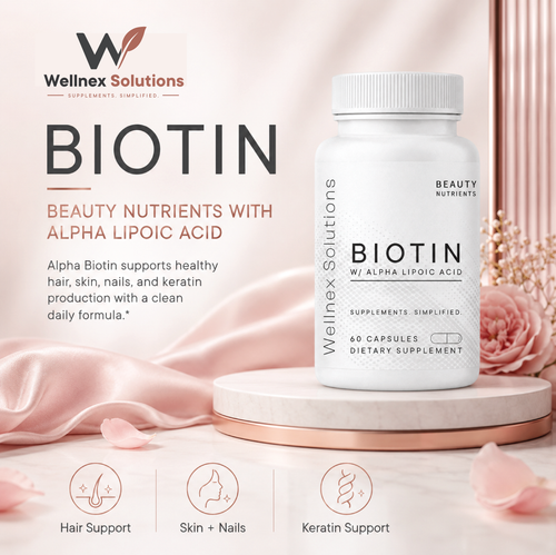 Biotin+ (60 Capsules)