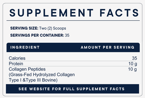 Hydrolyzed Collagen Peptides