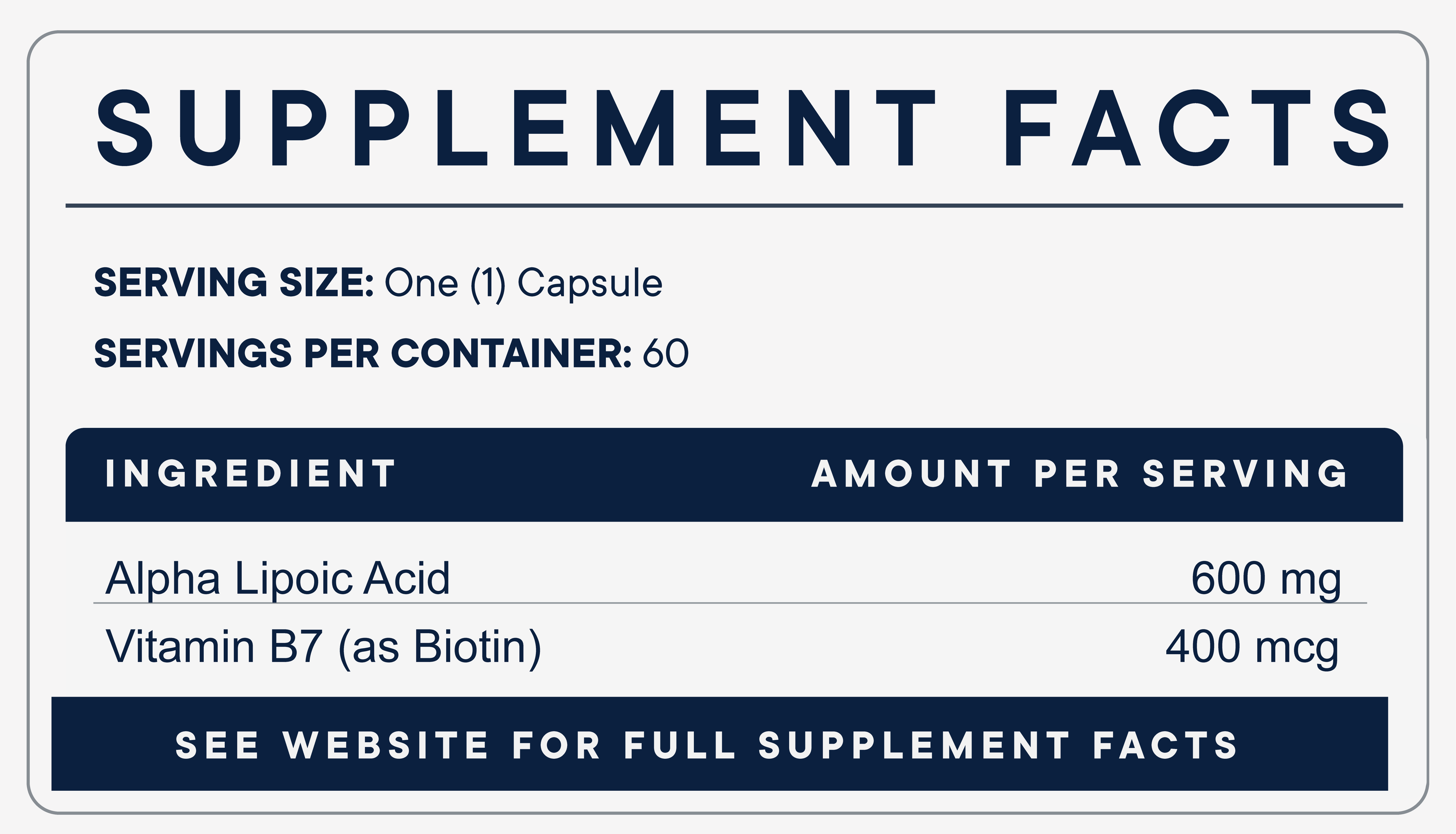 Biotin+ (60 Capsules)